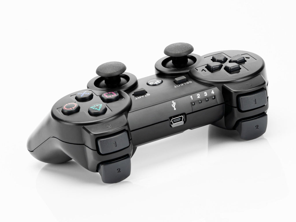 Controlador de jogos com fio USB Techancy para PS3 + PC, TX1705, com