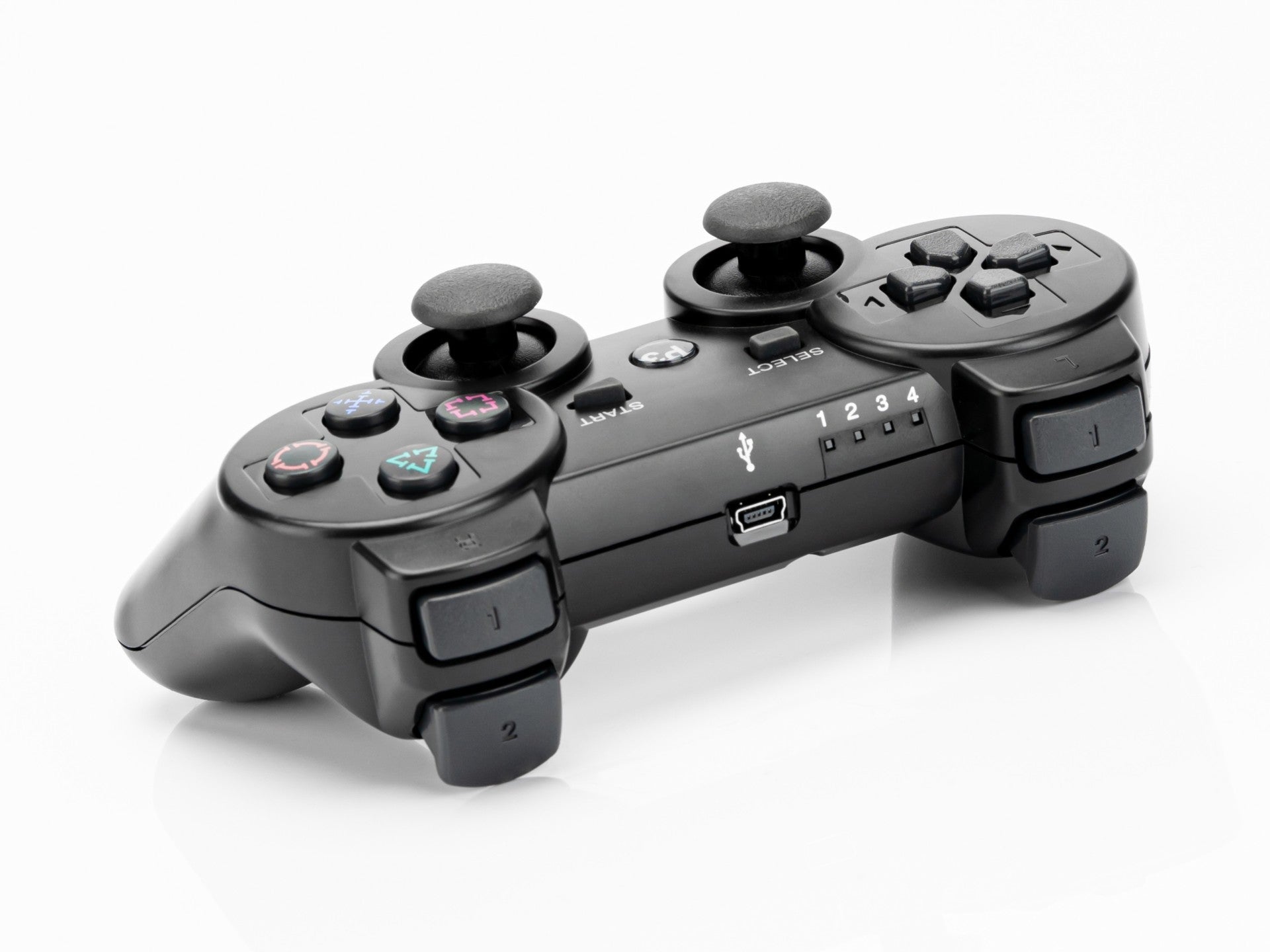 Controlador de jogos com fio USB Techancy para PS3 + PC, TX1705, com