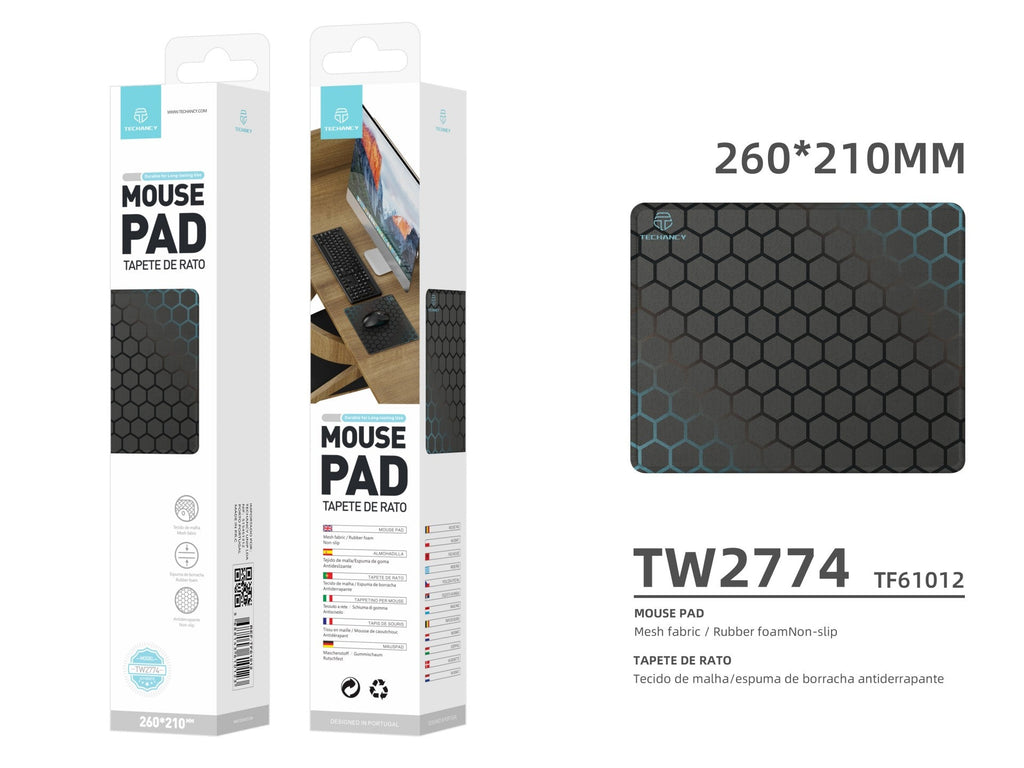 Tapete para rato Techancy 21*26 cm, TW2774, borracha antiderrapante,