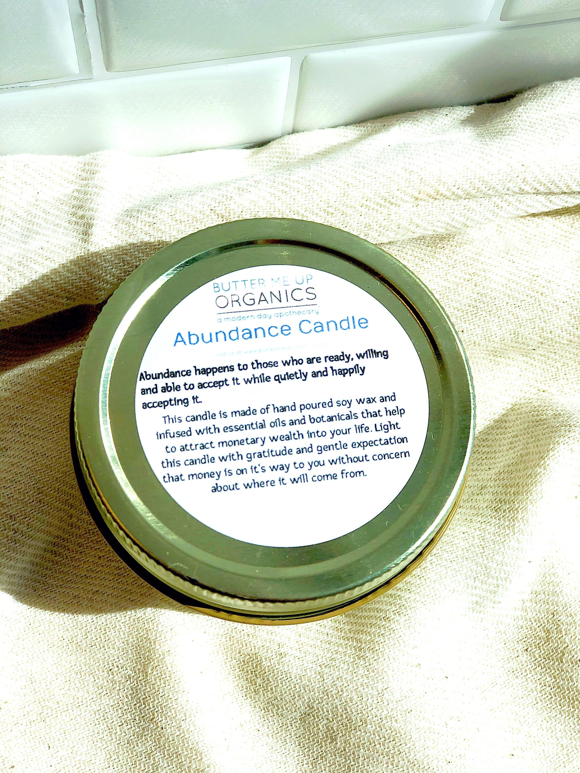 Abundance Candle / Ritual Candle / Intention Candle / Hand Poured - Cart2u.ro