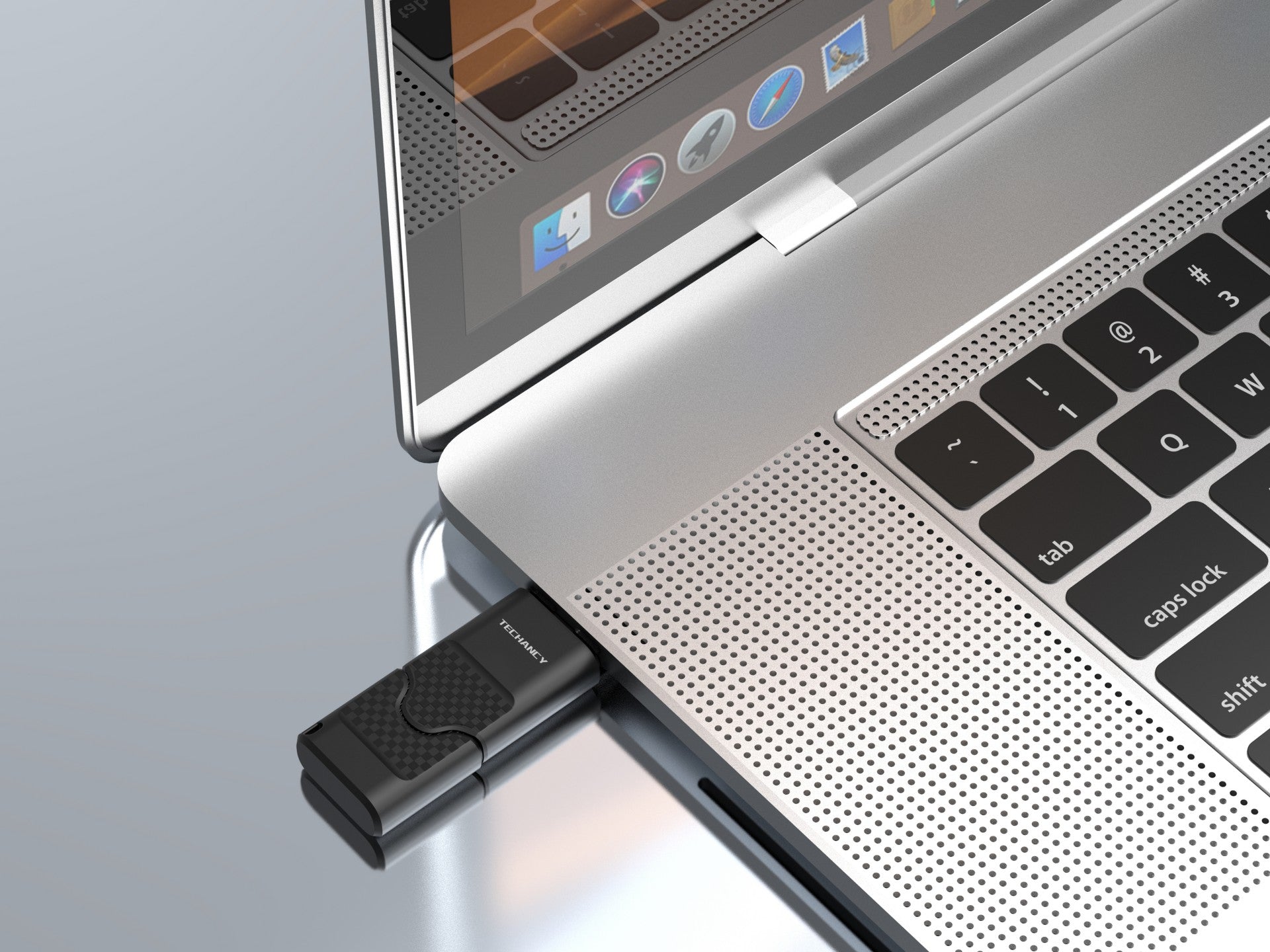 Stick USB Techancy 32GB Negru LB2901, USB 2.0, Compatibil cu