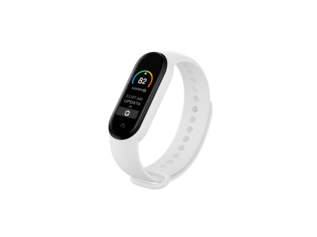 Techancy Pulseira De Silicone Branca KC2104, Compatível Com A Mi3/4