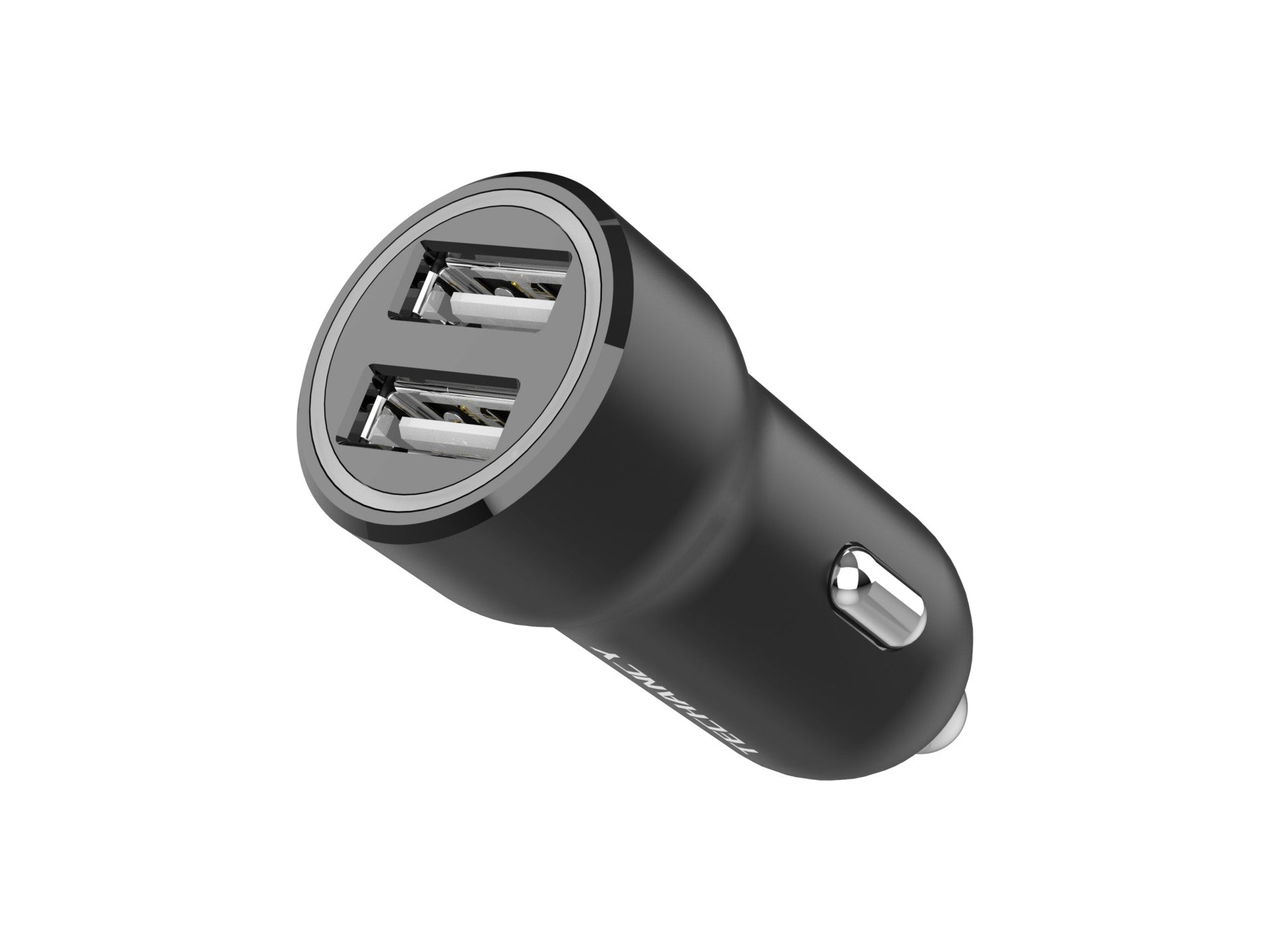 Încărcător de mașină Techancy 2USB 2.4A TC6412 , Încărcare rapidă,