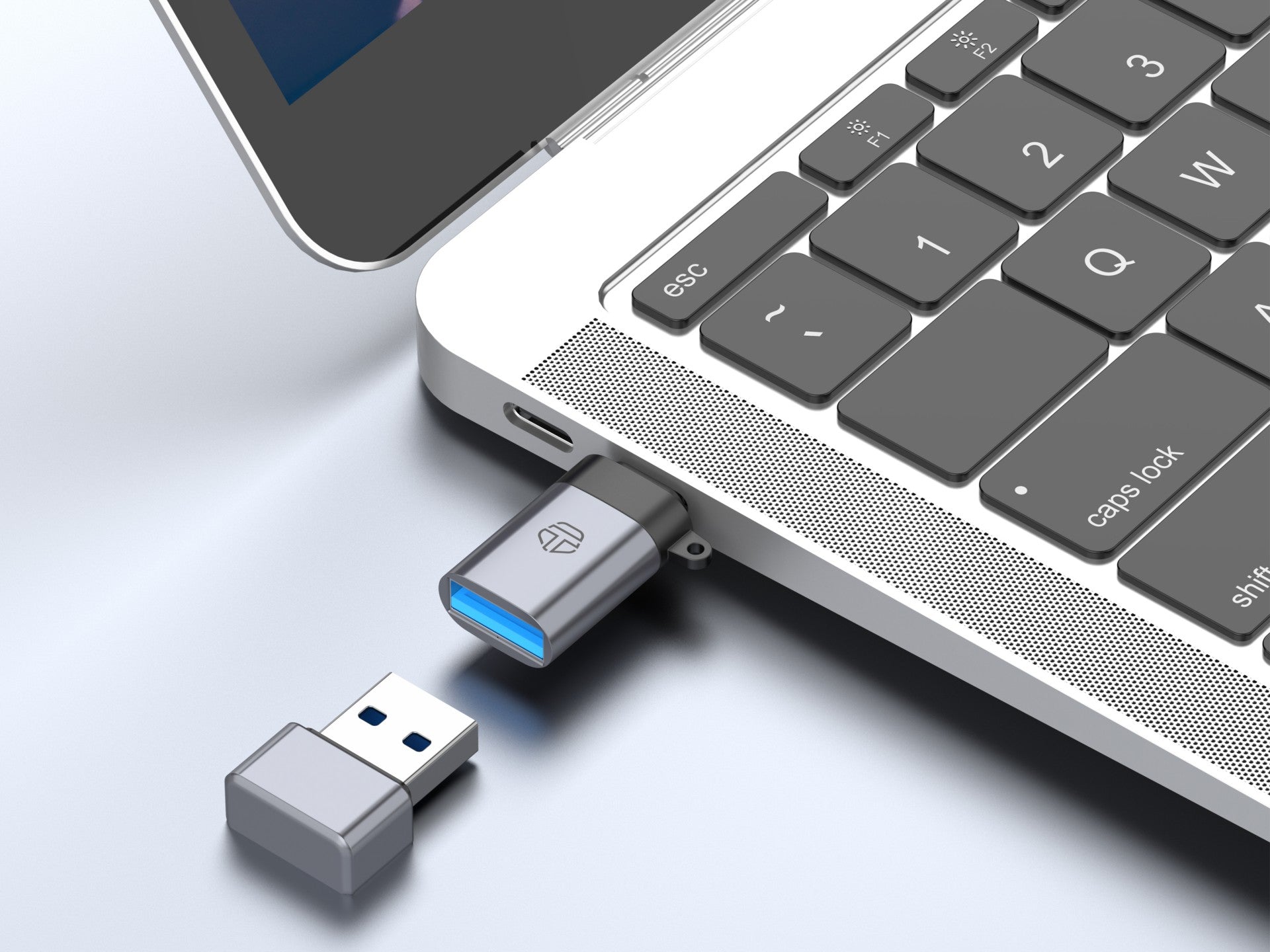 Techancy Adaptador USB-C para USB-A OTG  KK2111, Alta Velocidade de