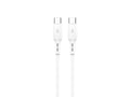 Techancy Cabo De Dados USB C to USB C Branco TB1778, Carregamento