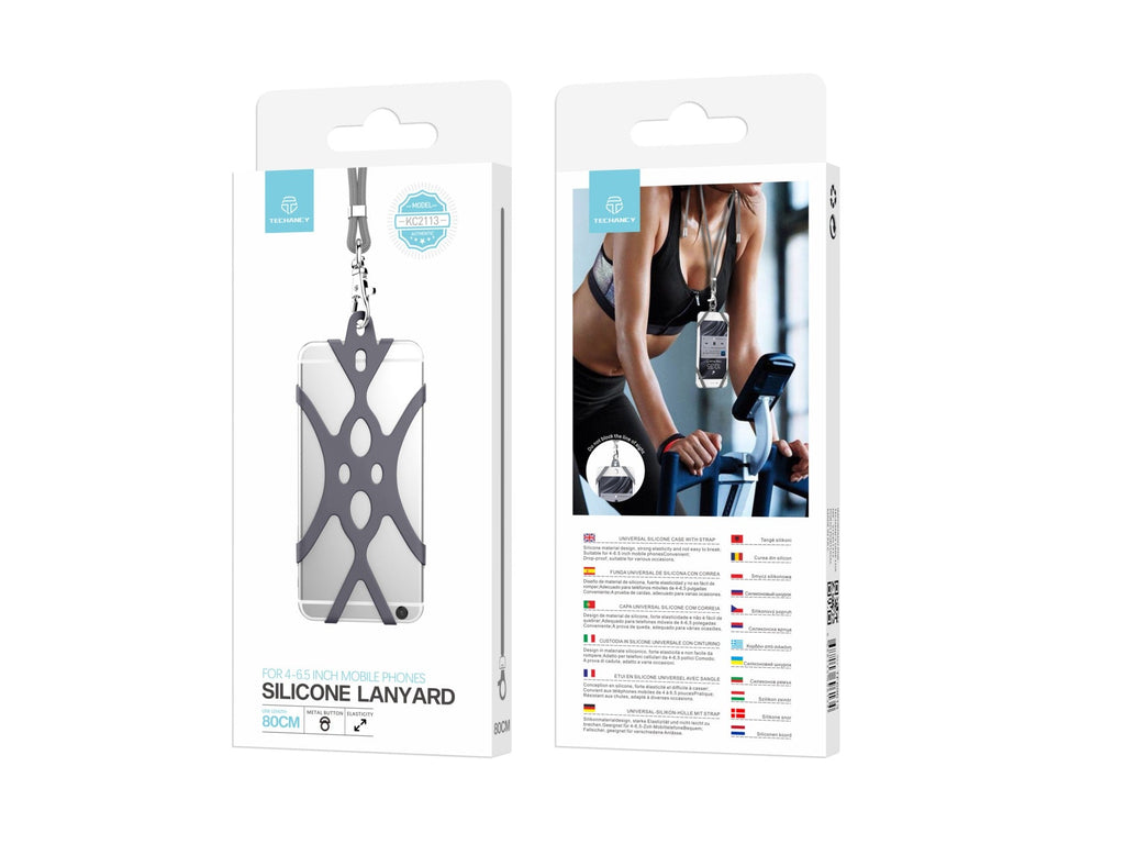Correio universal de silicone para telemóvel Techancy 80 cm, KC2113,