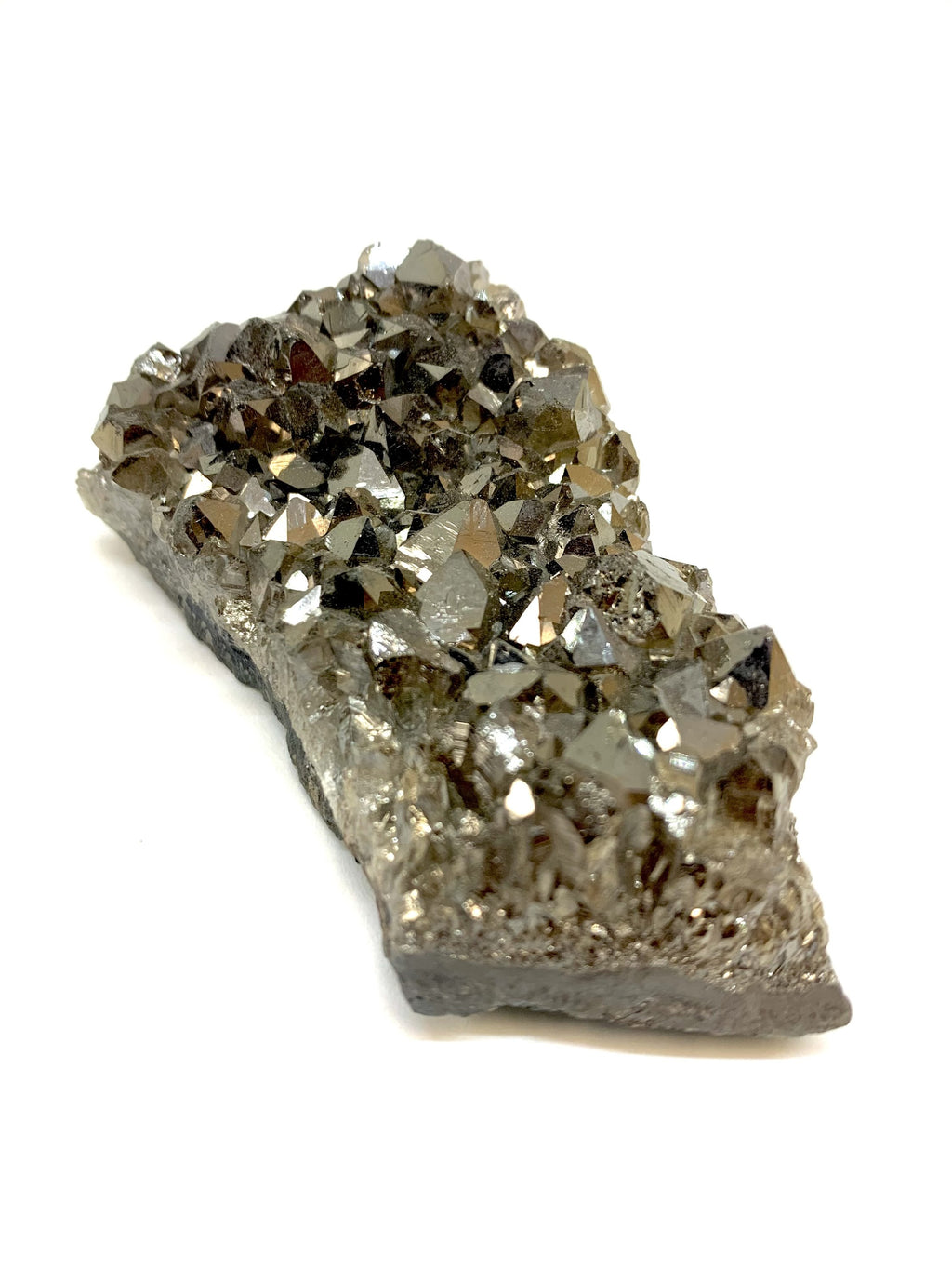 Silver Aura Amethyst Cluster - Cart2u.ro
