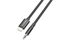 Techancy Cabo Audio Digital KQ2604 8-Pin para 3.5mm, 1M, Trancado,