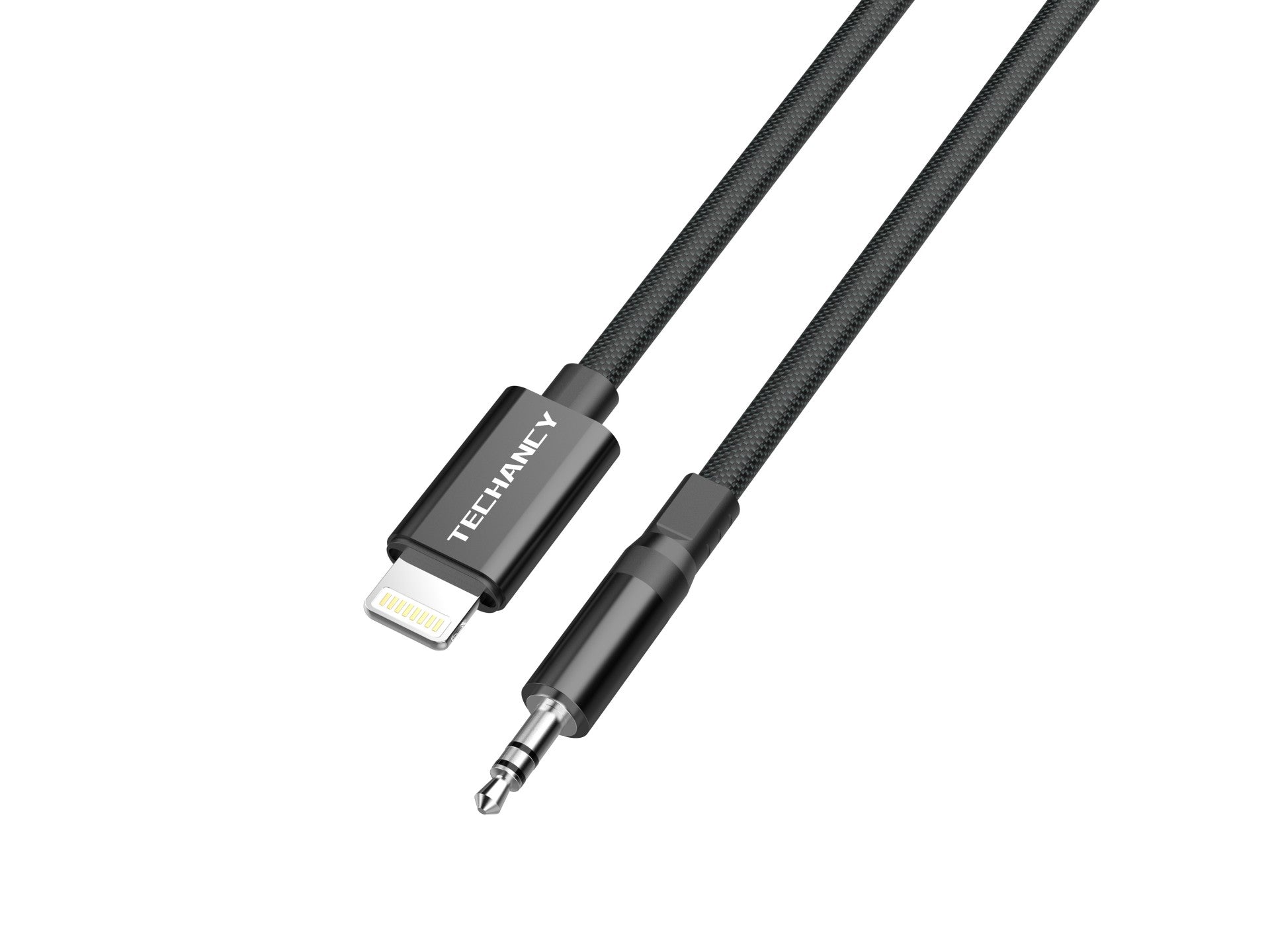 Techancy Cabo Audio Digital KQ2604 8-Pin para 3.5mm, 1M, Trancado,