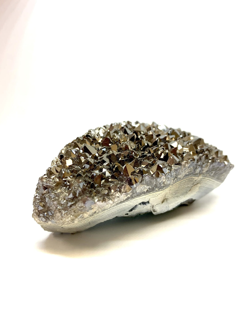 Silver Aura Amethyst Cluster - Cart2u.ro
