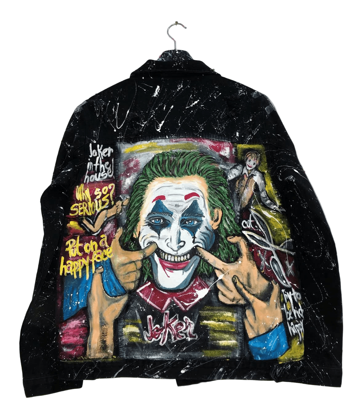 Jacheta denim joker Allabout_painting