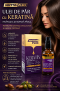 Ulei de Păr cu Keratină - Hrănește și Repară Părul CRABLAND