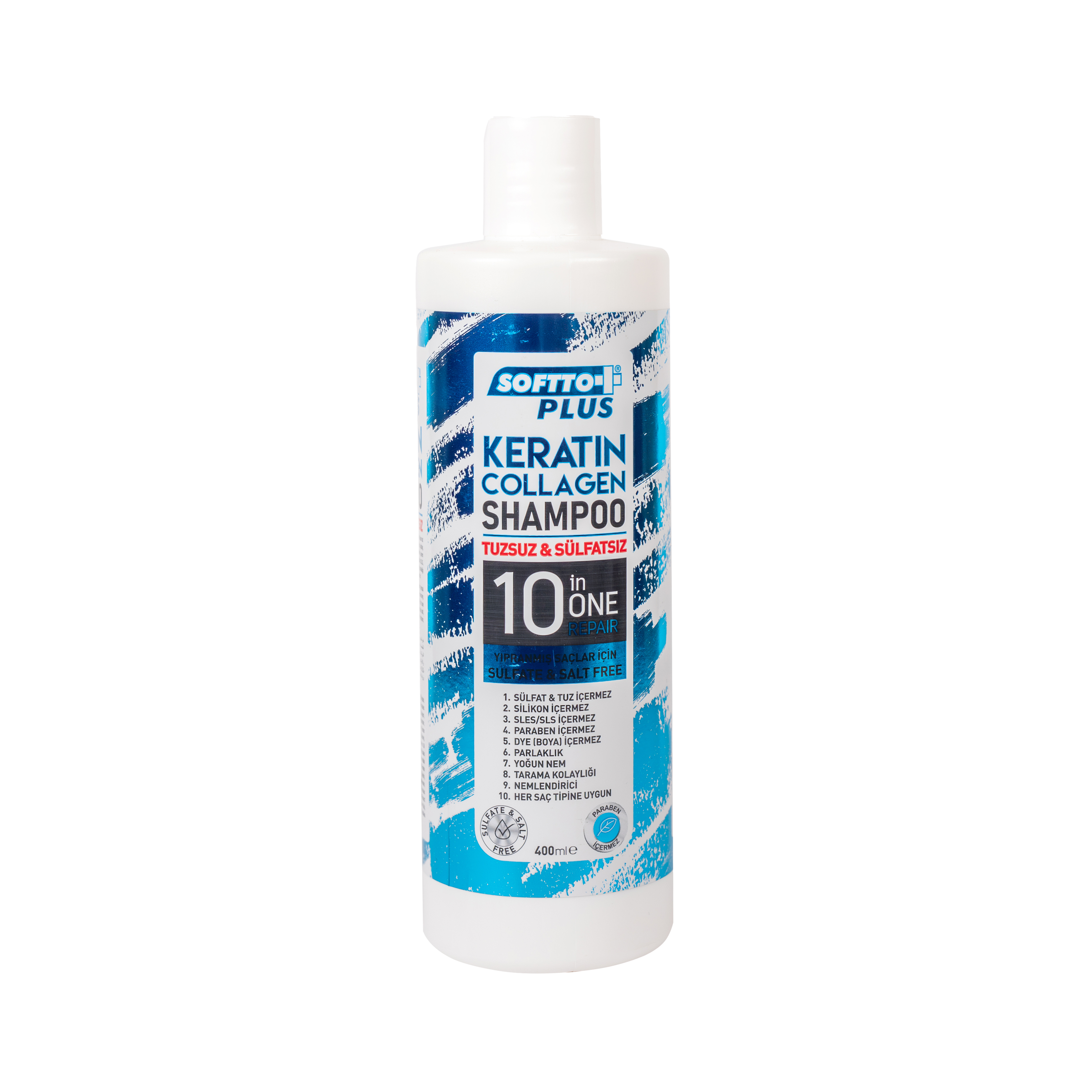 Șampon Fără Sare cu Keratină și Colagen CRABLAND