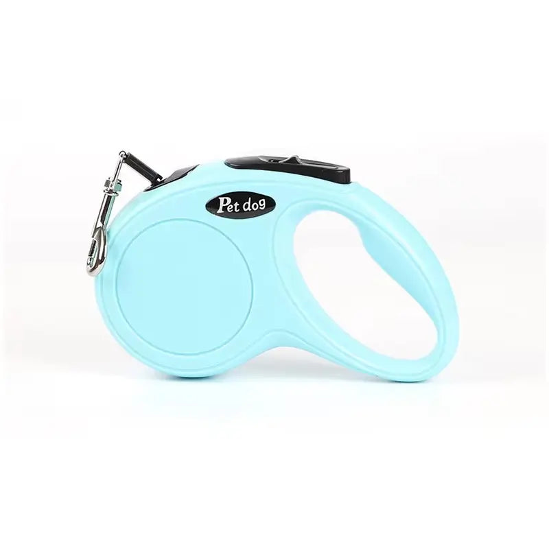 Lesă retractabilă, 3/5 metri, cyan Petora