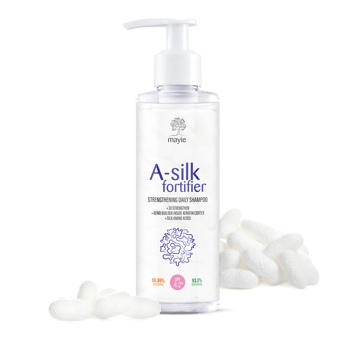 Șampon Profesional fără Sulfați/SLS, A-silk Fortifier Mayie