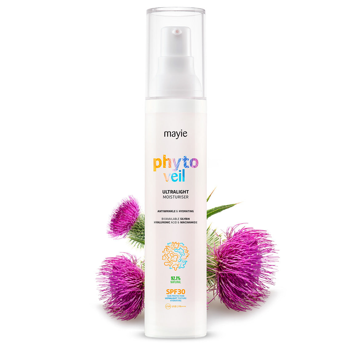 Cremă Ultralejeră cu Silybin și SPF30, Phyto Veil Ultralight Moisturiser Mayie