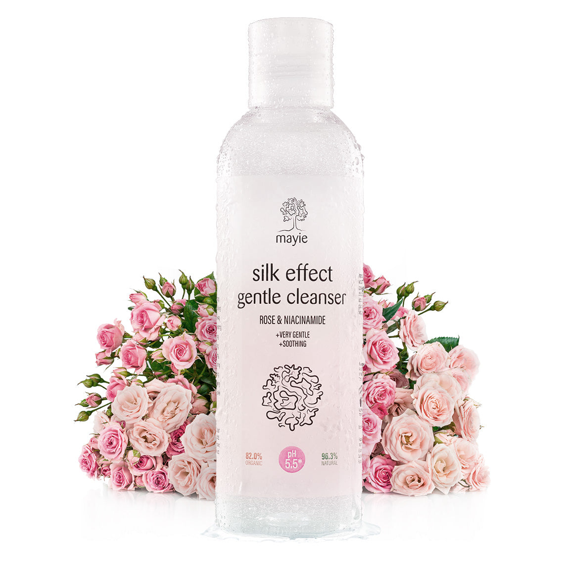 Gel de Curățare cu Trandafir și Niacinamide, Silk Effect Gentle Cleanser Mayie