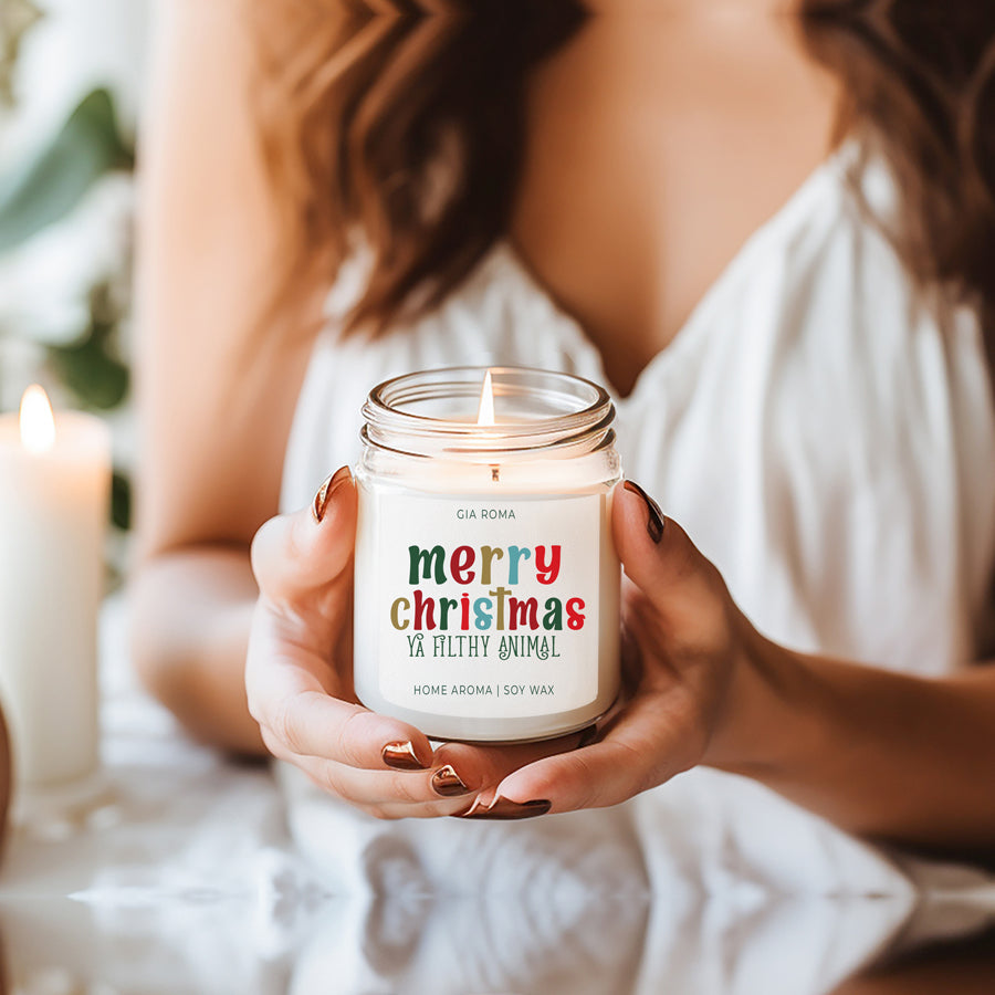 Merry Christmas Candle - Cart2u.ro