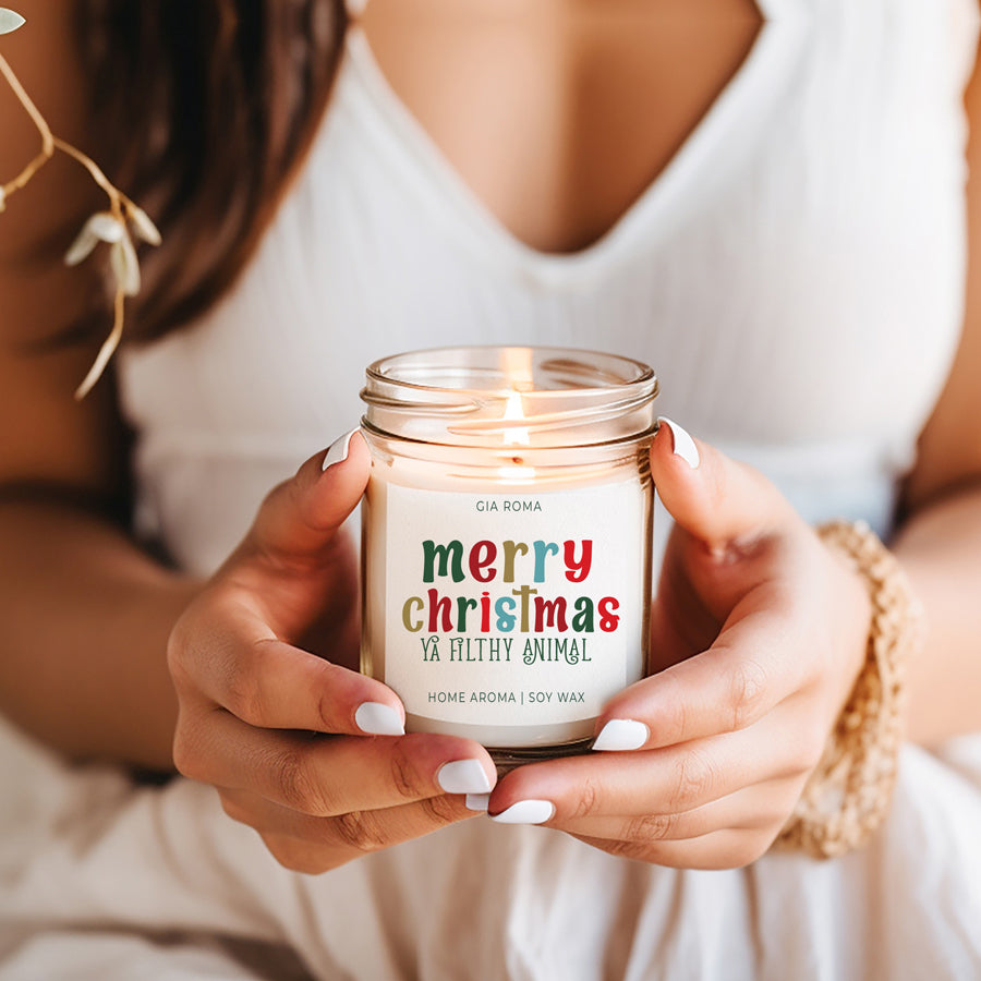 Merry Christmas Candle - Cart2u.ro