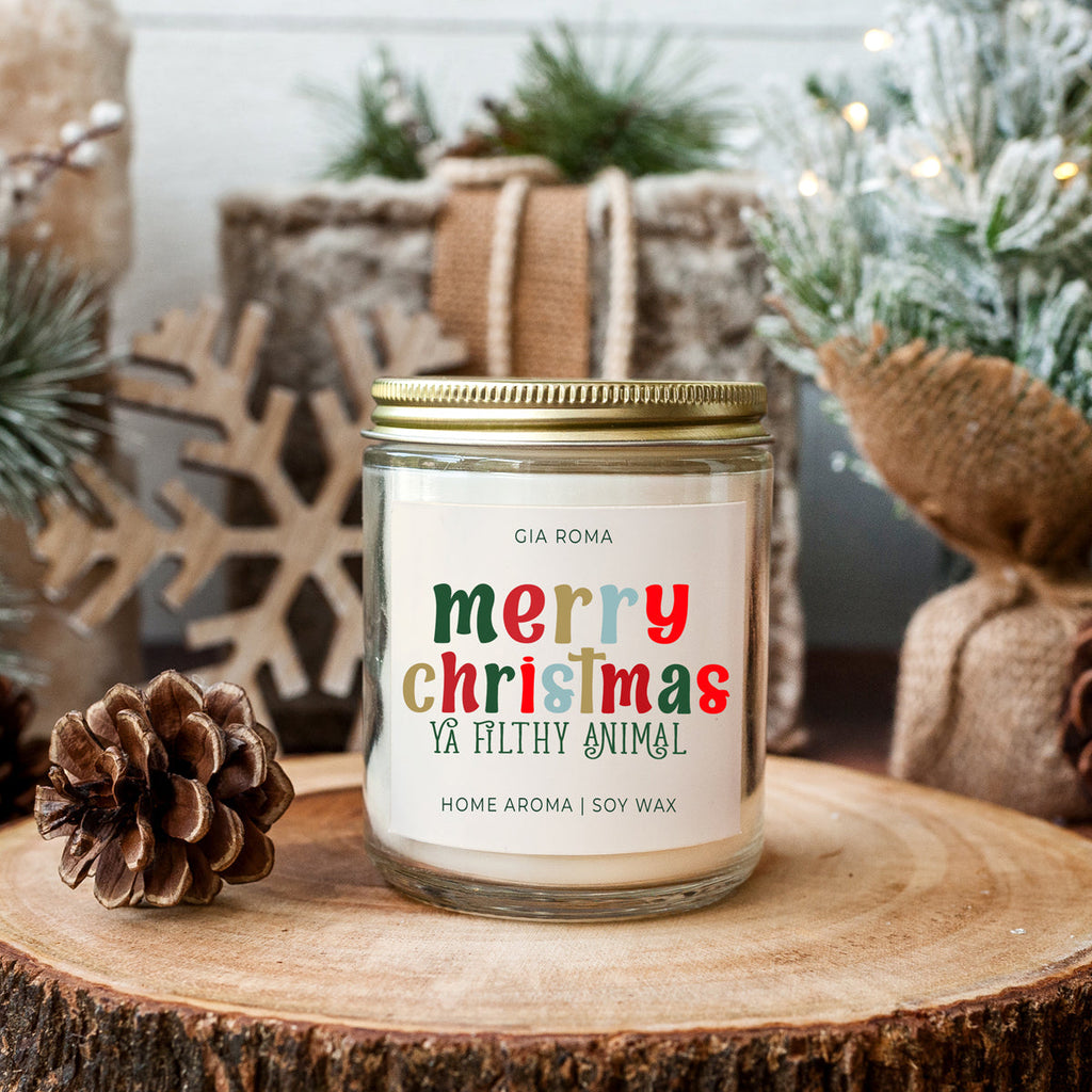 Merry Christmas Candle - Cart2u.ro