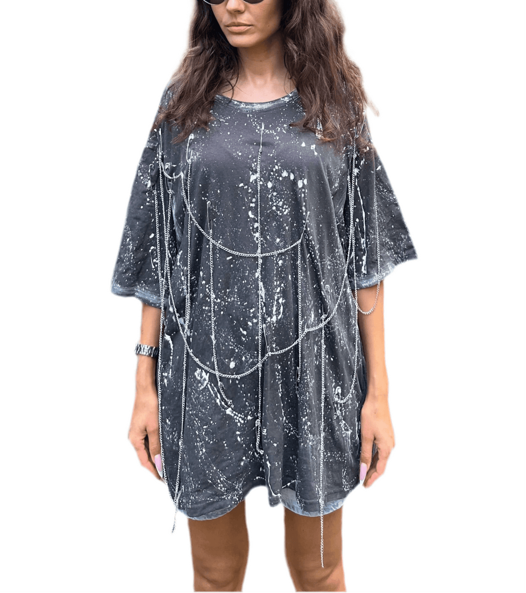 Oversized splash t shirt Allabout_painting