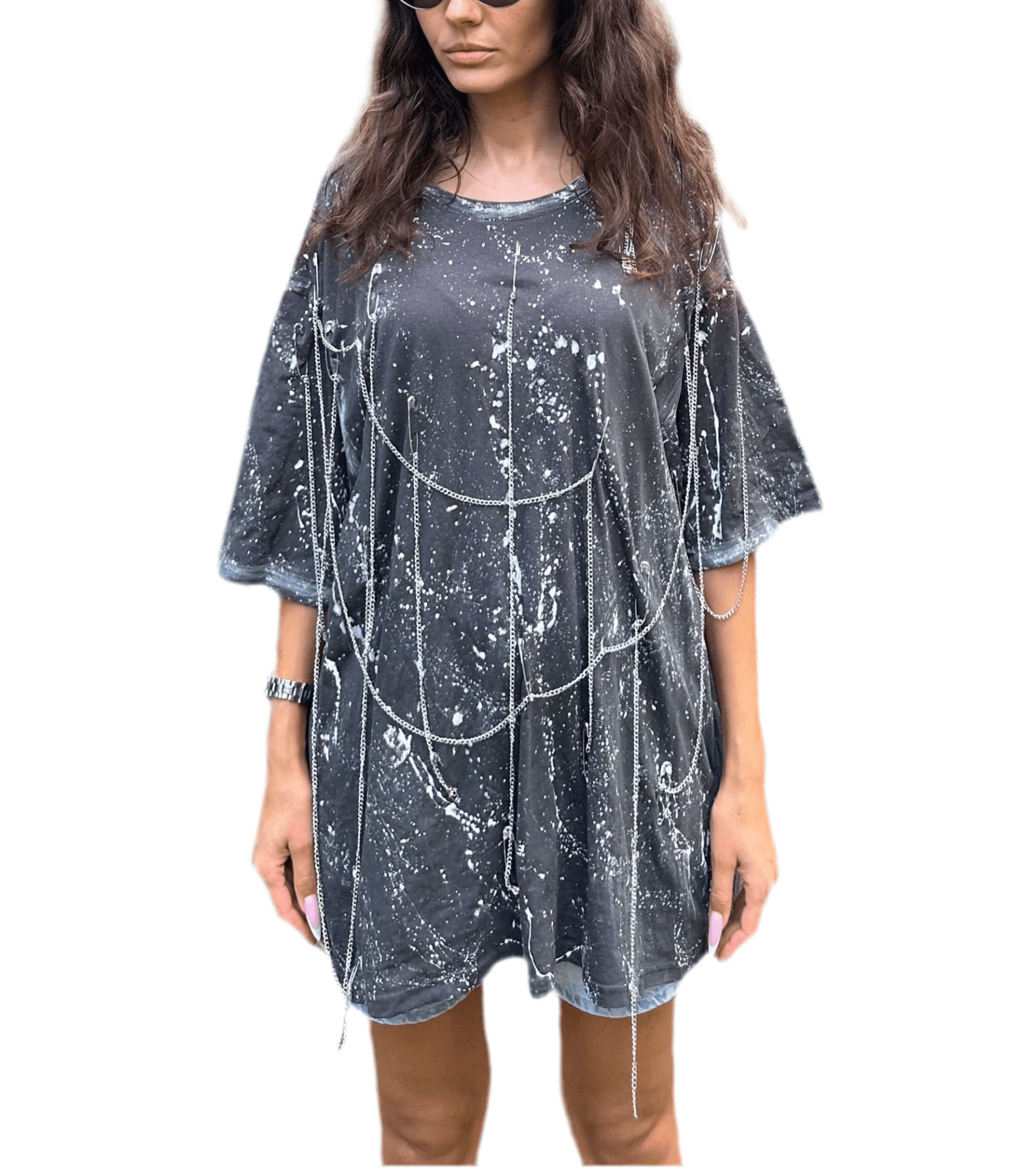 Oversized splash t shirt Allabout_painting