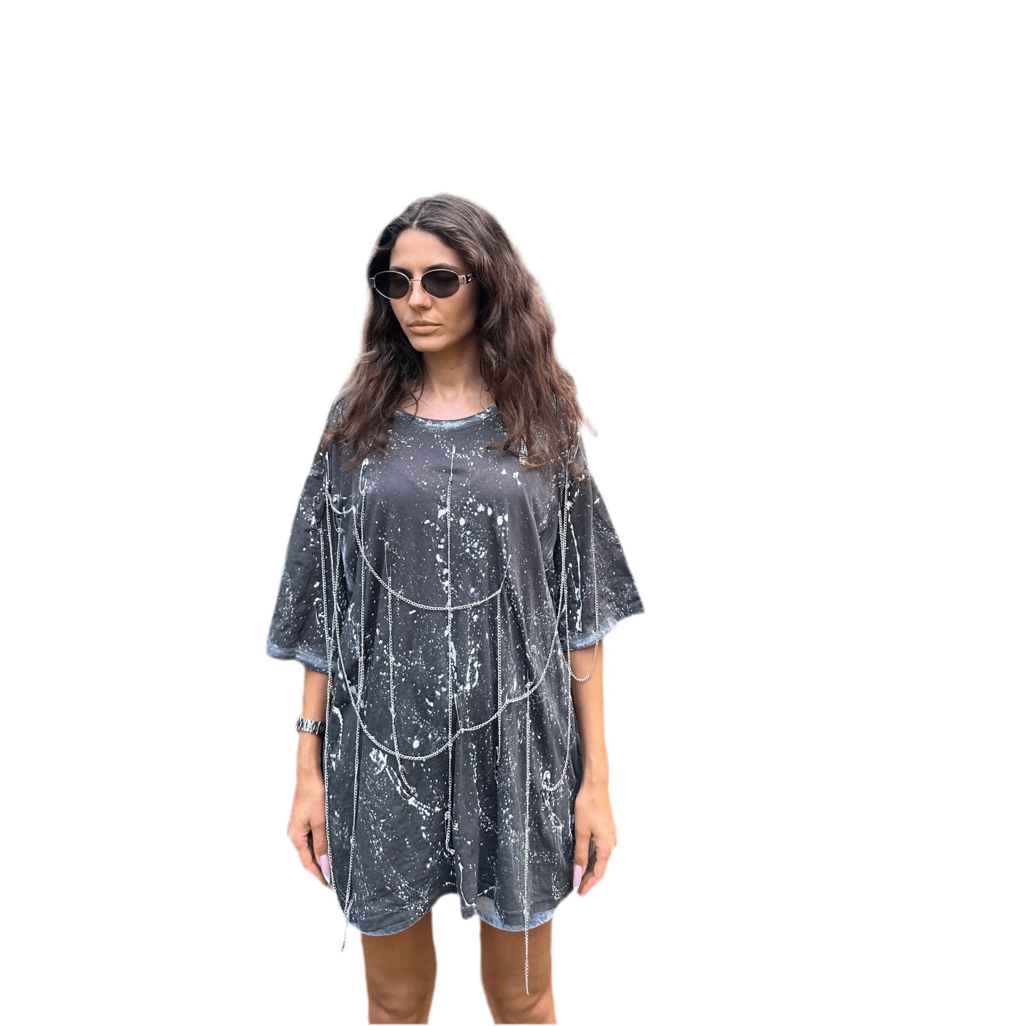 Oversized splash t shirt Allabout_painting