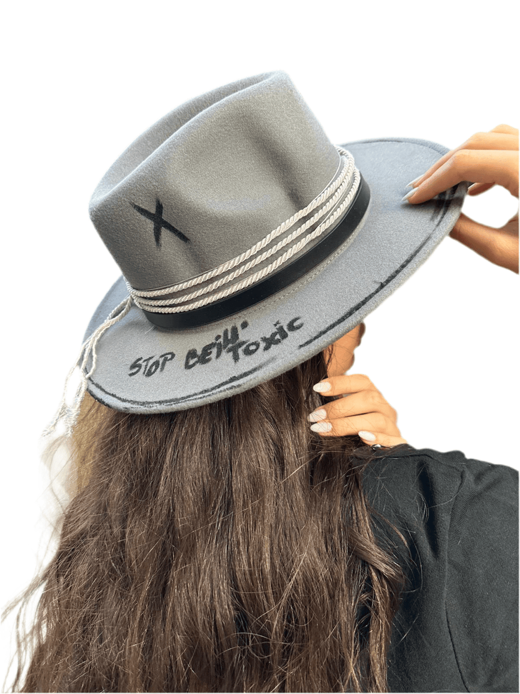 Pălărie Stop Bein' Toxic - Handmade Premium Allabout_painting