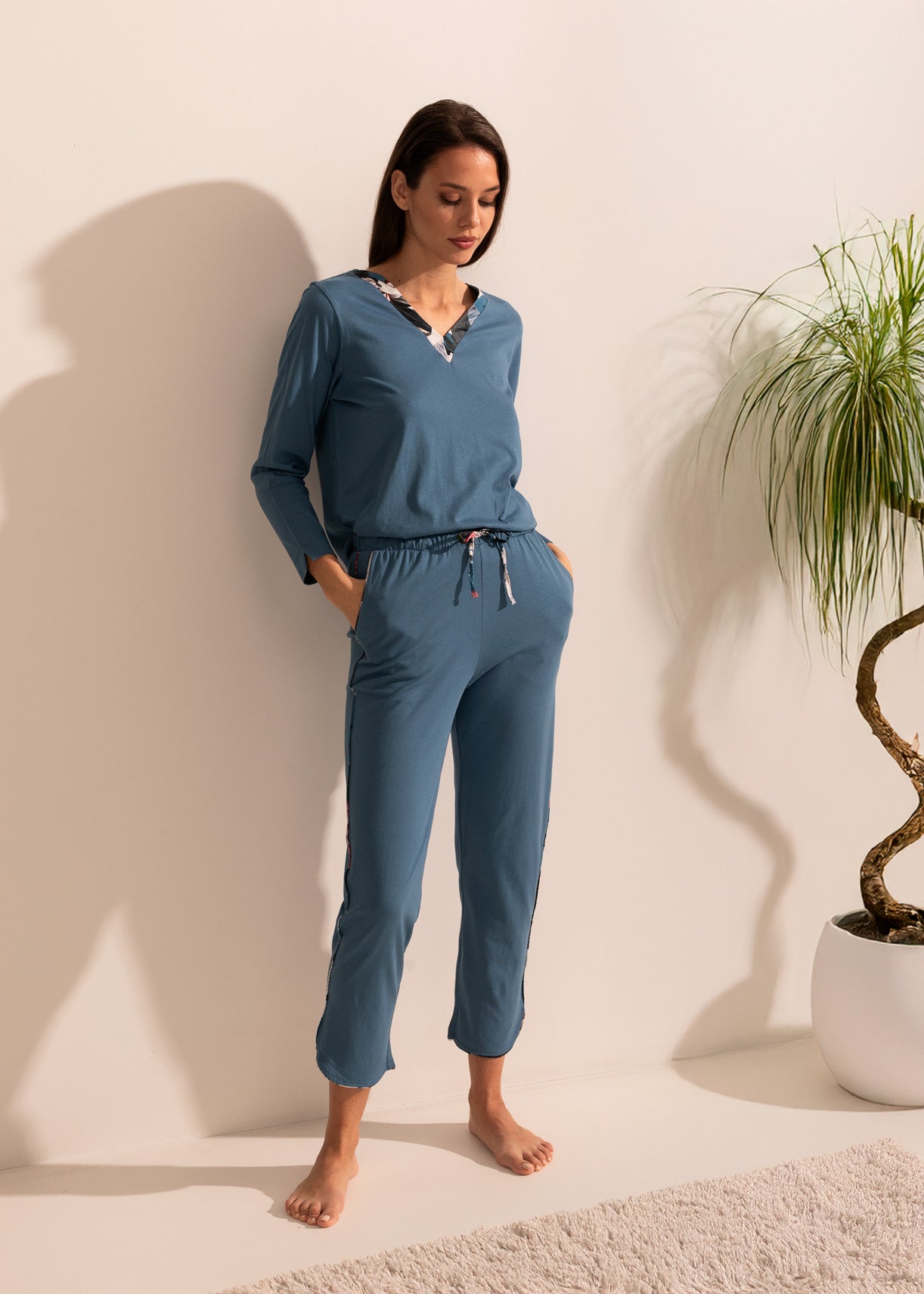 Pantaloni Damă Beatrice Modal Sofiaman.ro