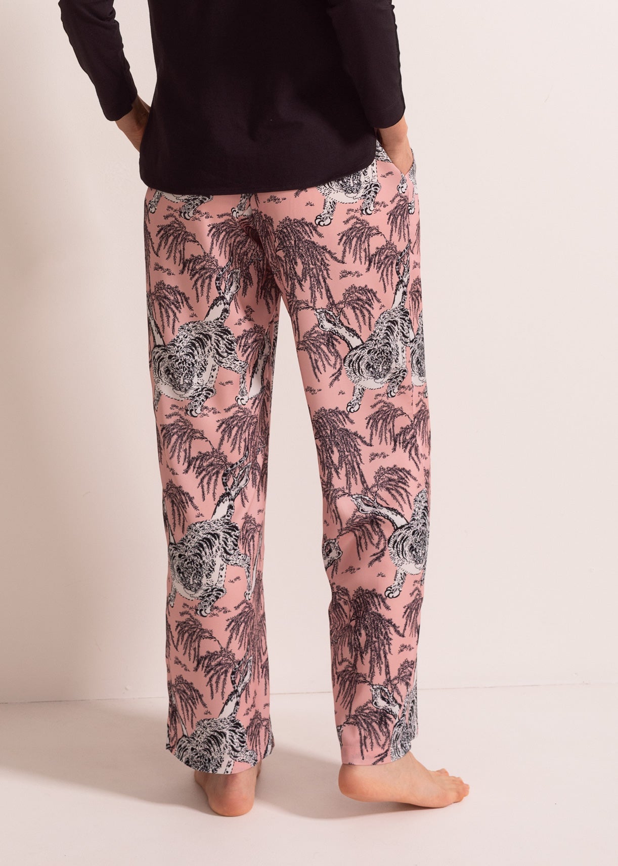Pantaloni Damă Beatrice Tora Satin Sofiaman.ro
