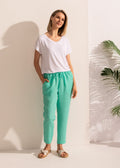 Pantaloni Damă Pure Linen Sofiaman.ro