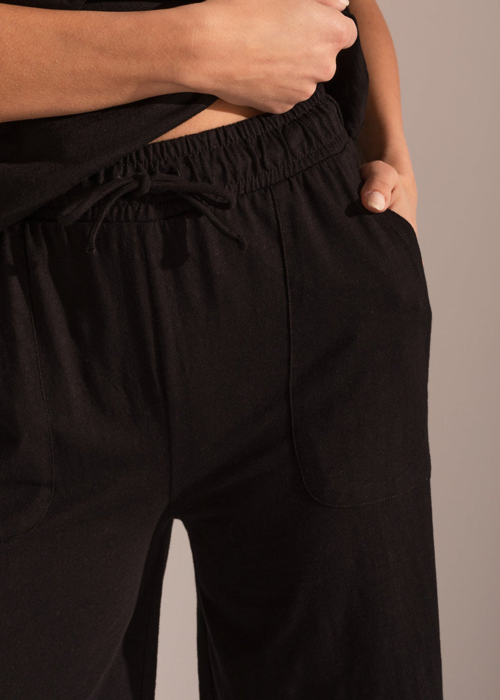Pantaloni Evazați Damă Texture Bumbac Sofiaman.ro