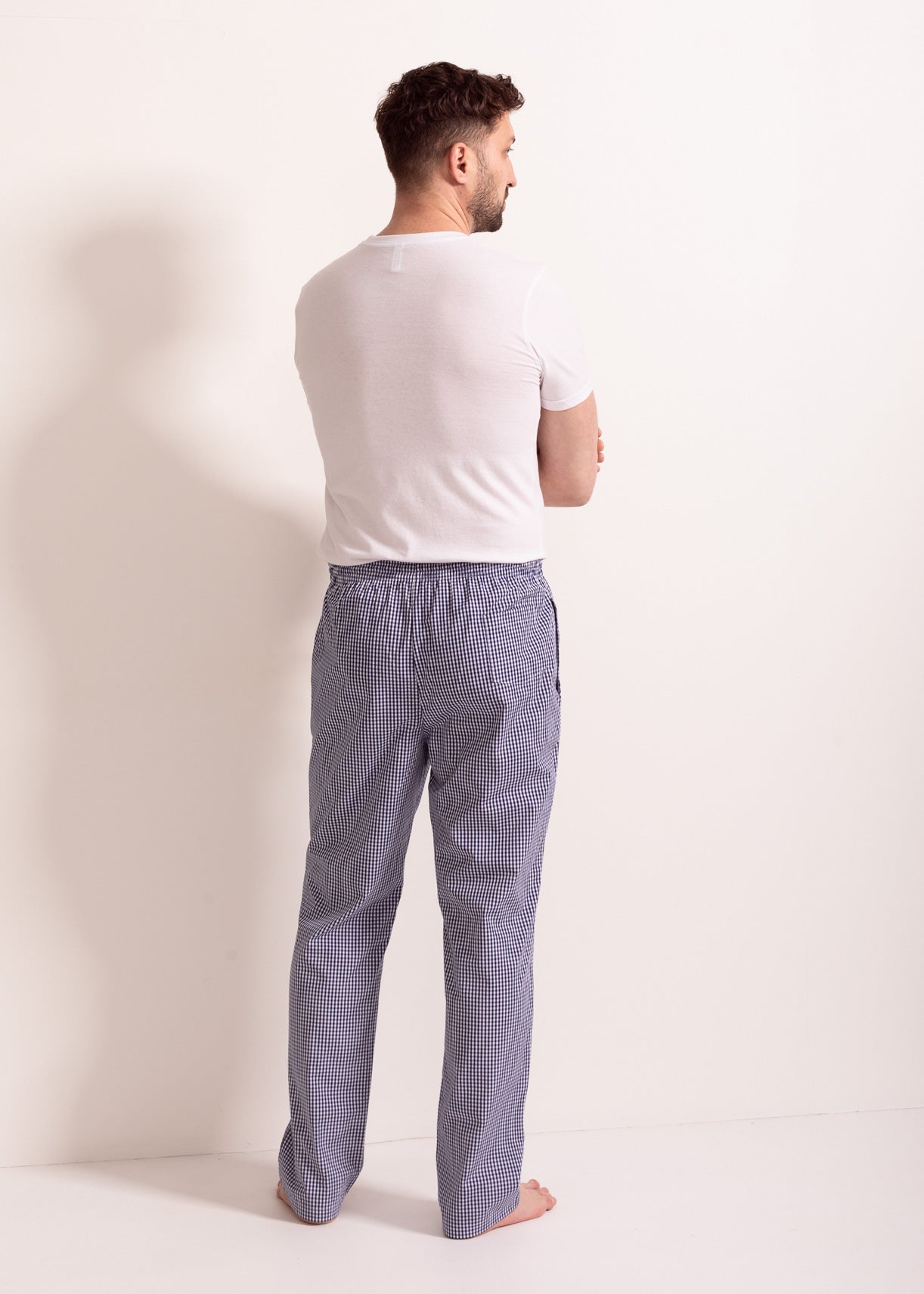Pantaloni Pijama Bărbați Victor Bumbac Poplin Sofiaman.ro