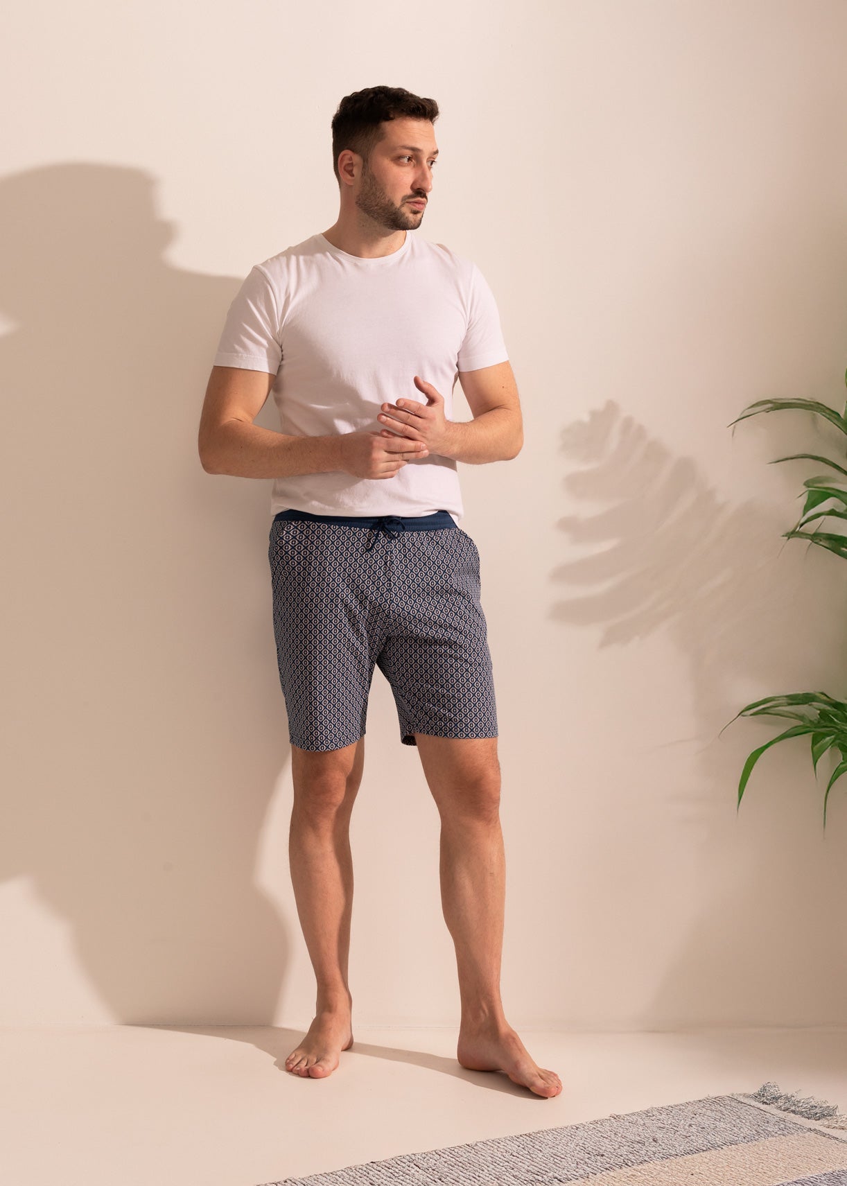 Pantaloni Scurți Bărbați Arlo Bumbac TWIN Sofiaman.ro