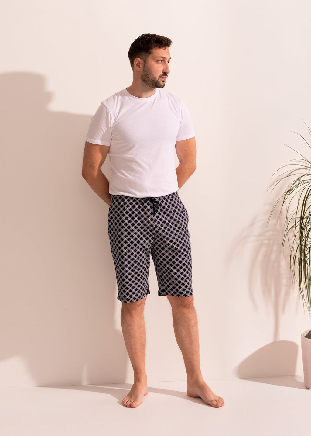 Pantaloni Scurți Bărbați Arlo Bumbac TWIN Sofiaman.ro