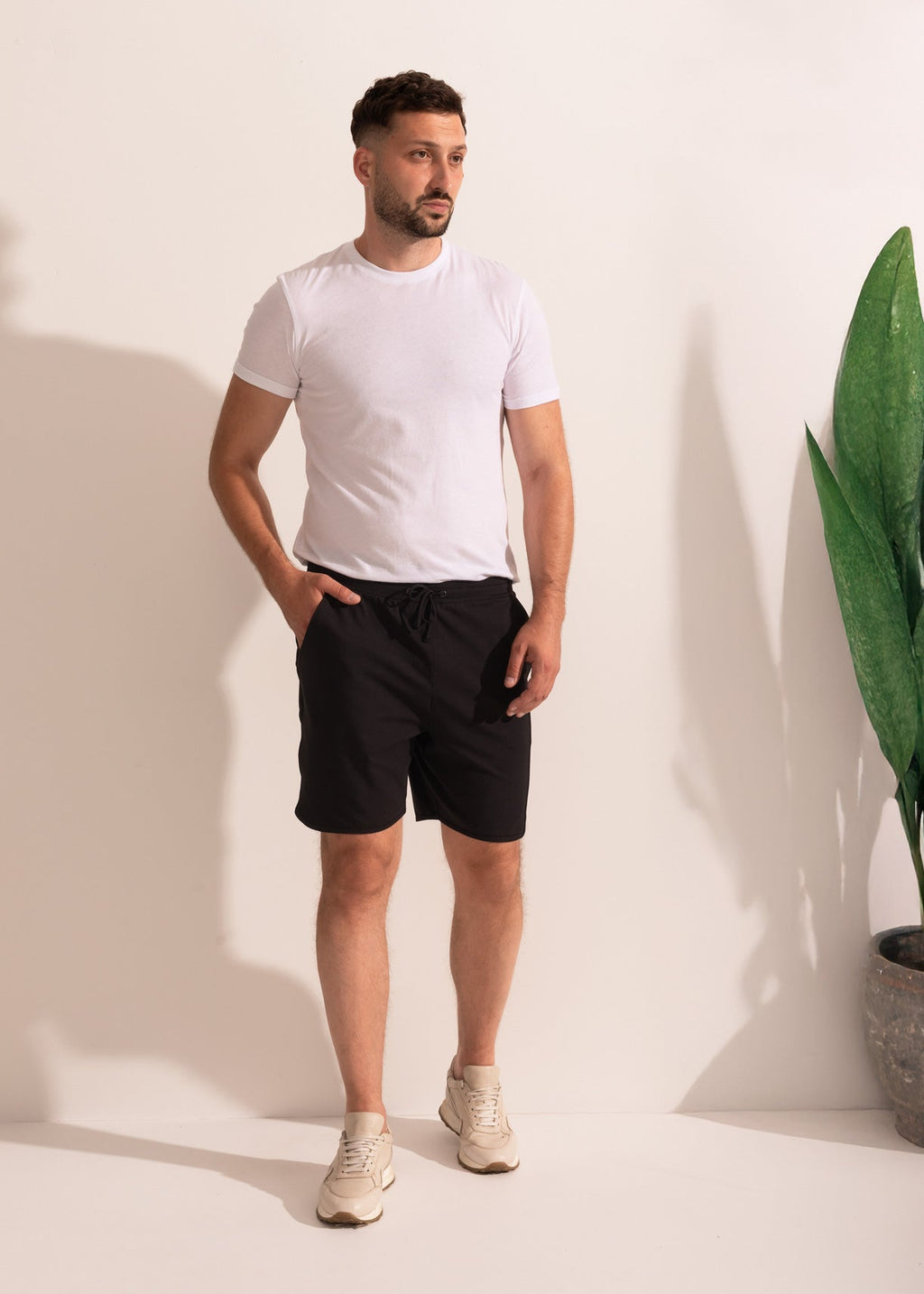 Pantaloni Scurți Bărbați Bumbac Sofiaman.ro