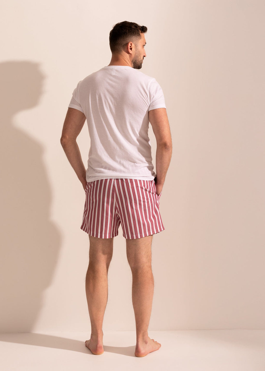 Pantaloni Scurți Bărbați Victor Bumbac Poplin Sofiaman.ro