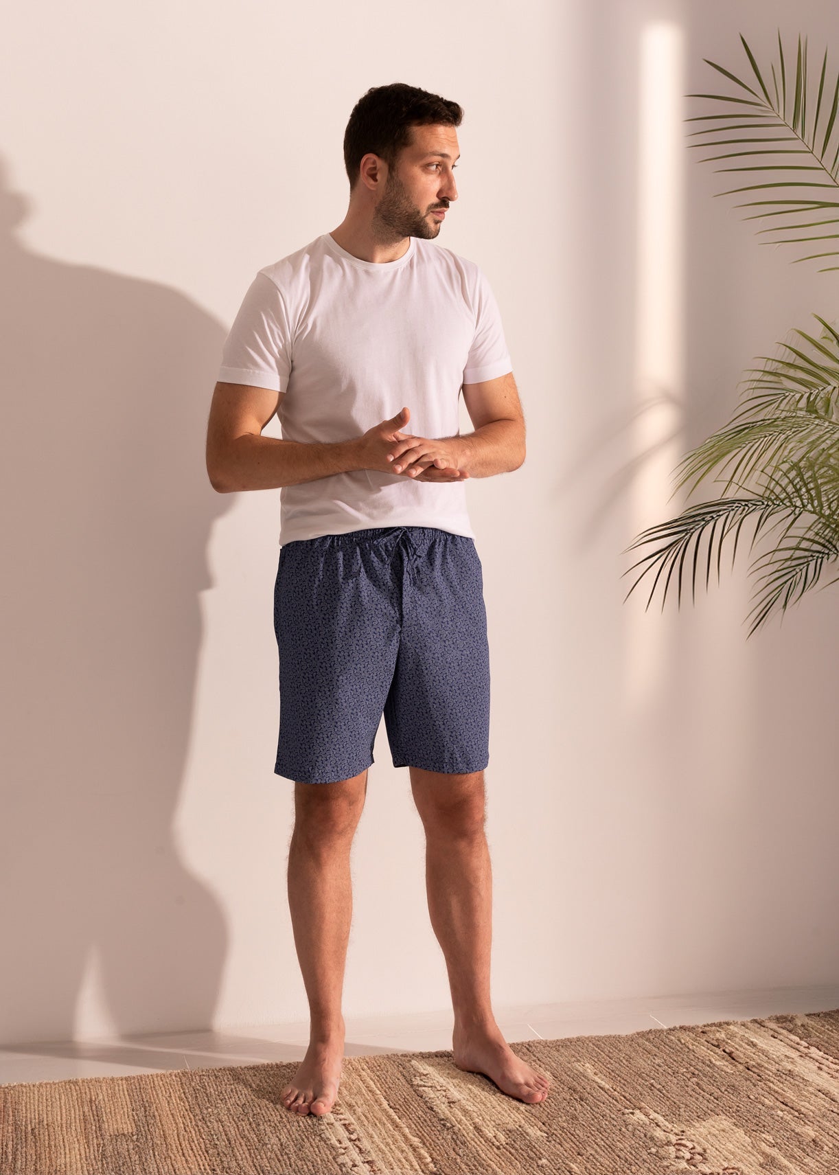 Pantaloni Scurți Bărbați Victor Bumbac Poplin Sofiaman.ro