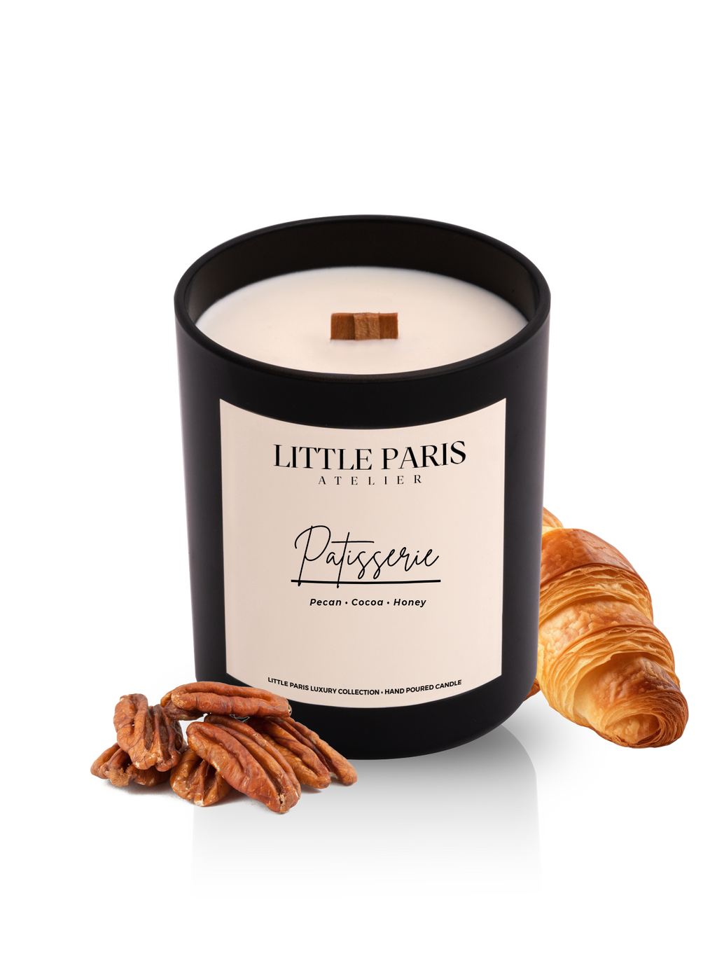 Lumânare parfumată Pâtisserie - Nuci Pecan • Cacao • Miere Little Paris Atelier