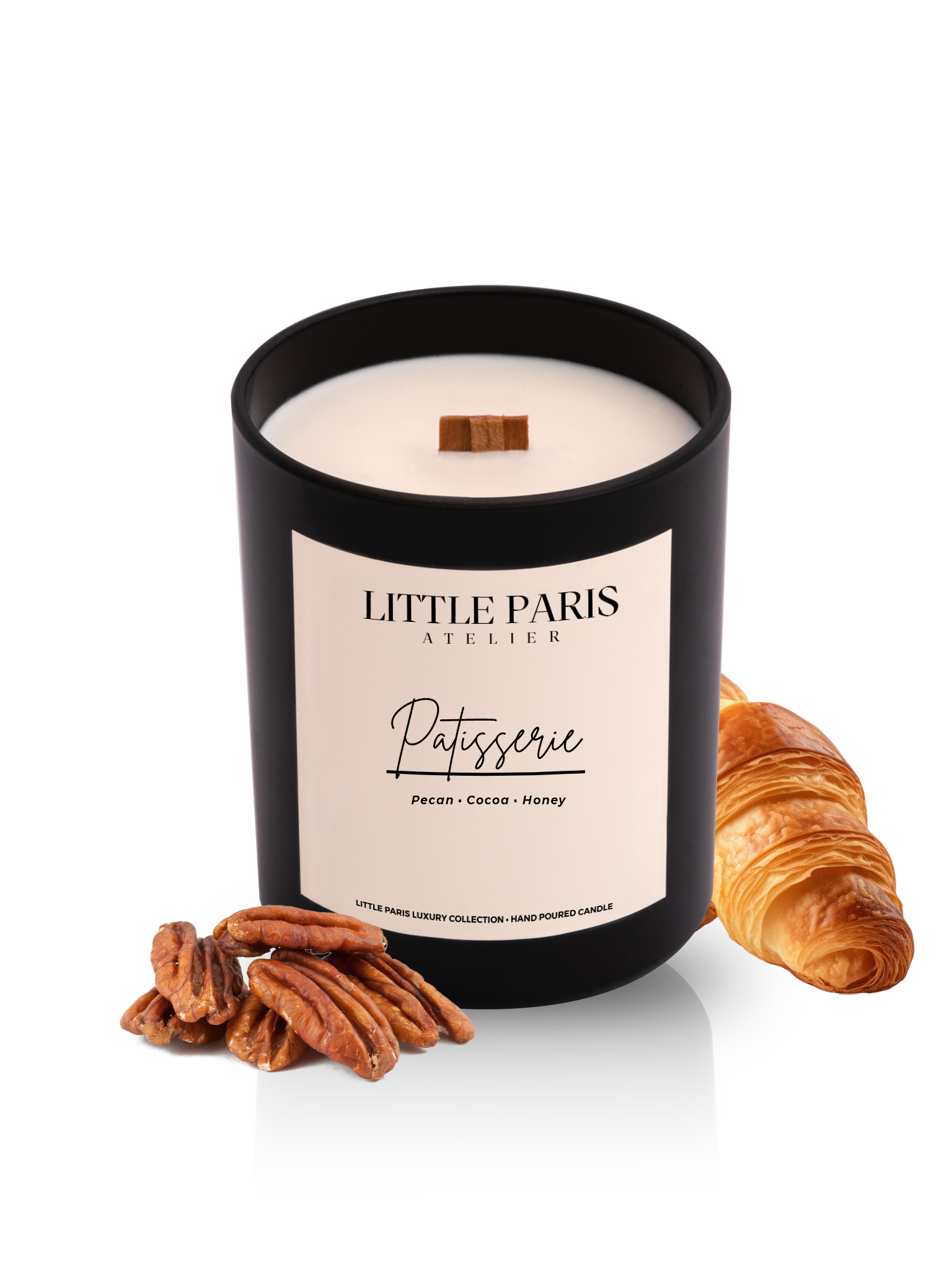 Lumânare parfumată Pâtisserie - Nuci Pecan • Cacao • Miere Little Paris Atelier