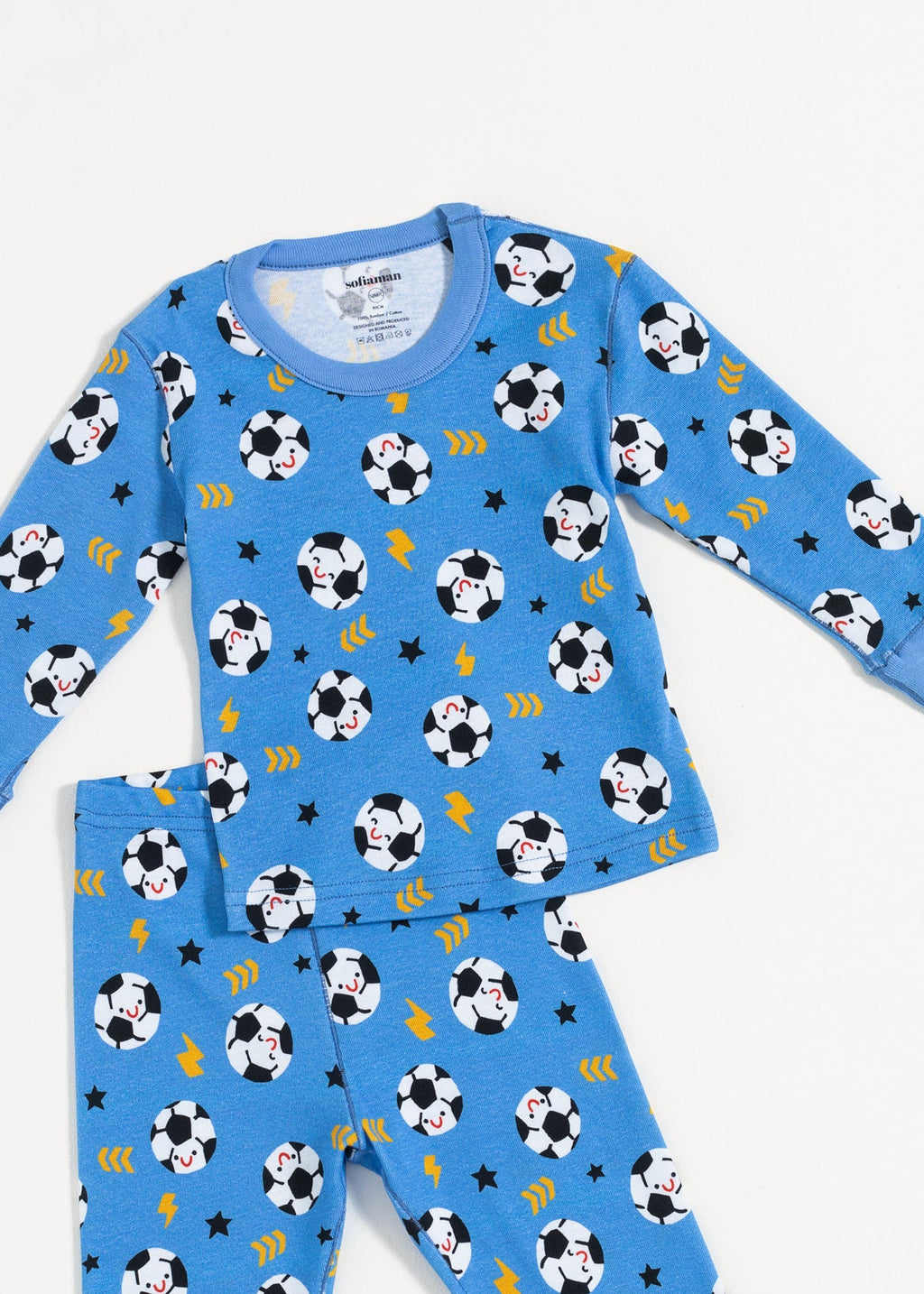 Pijama Baby Football Bumbac