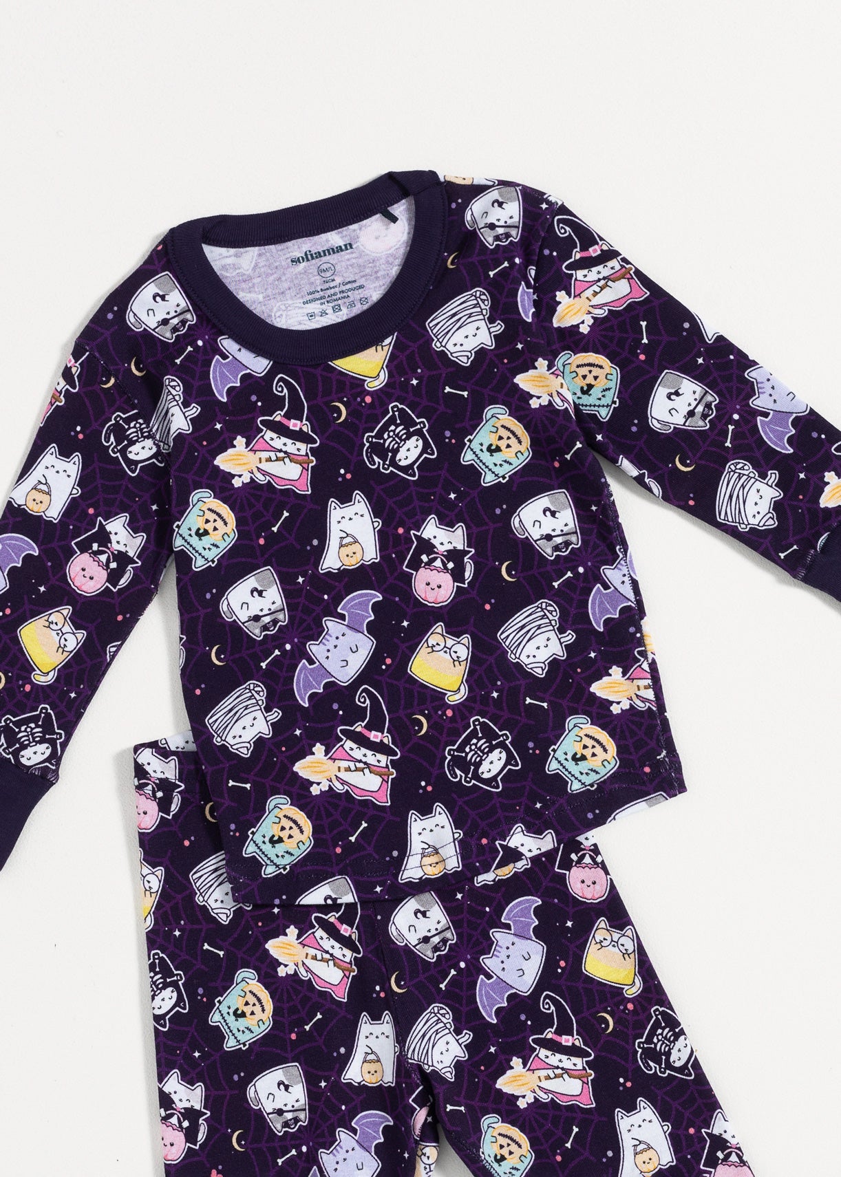 Pijama Baby KattyCat Bumbac Sofiaman.ro