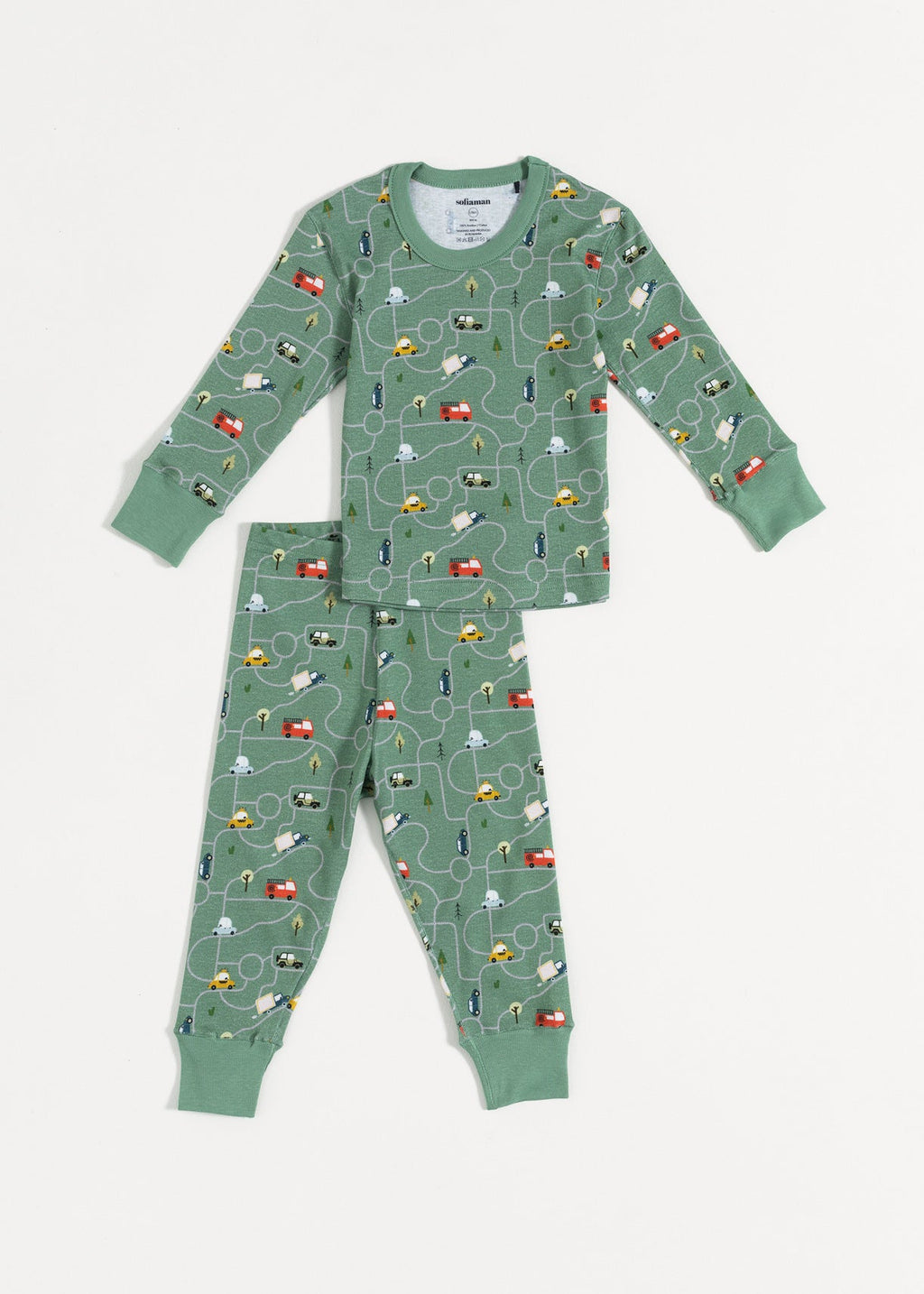 Pijama Baby Lil Cars Bumbac Sofiaman.ro