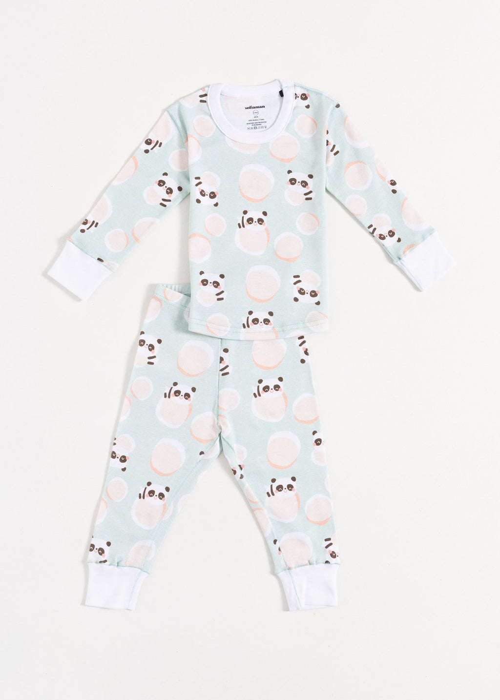 Pijama Baby Panda Bumbac Sofiaman.ro