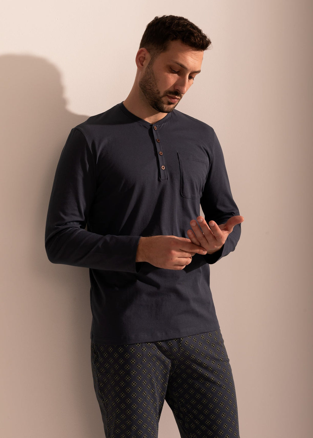 Pijama Bărbați Arlo Bumbac TWIN Sofiaman.ro