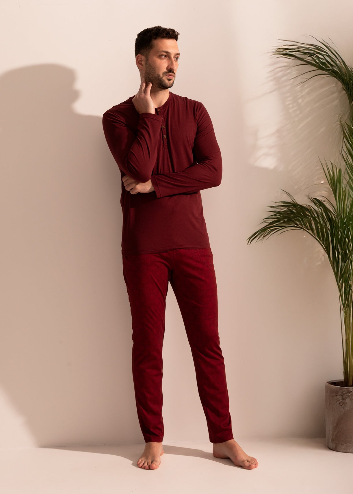 Pijama Bărbați Derek Bambus Sofiaman.ro