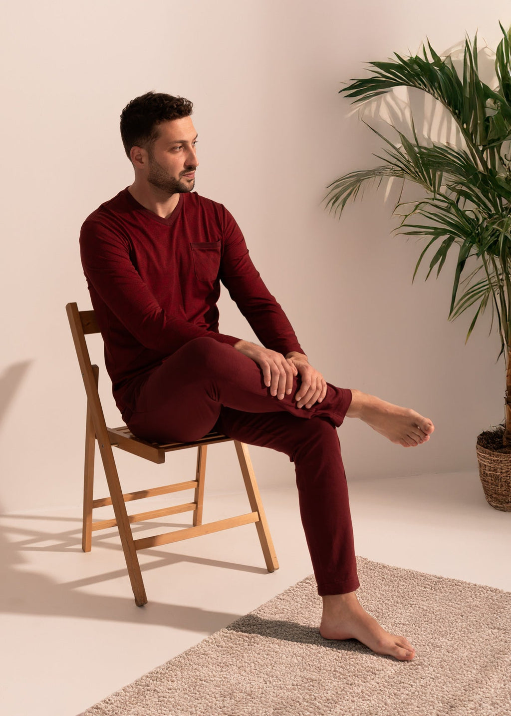 Pijama Bărbați Derek Bambus Sofiaman.ro