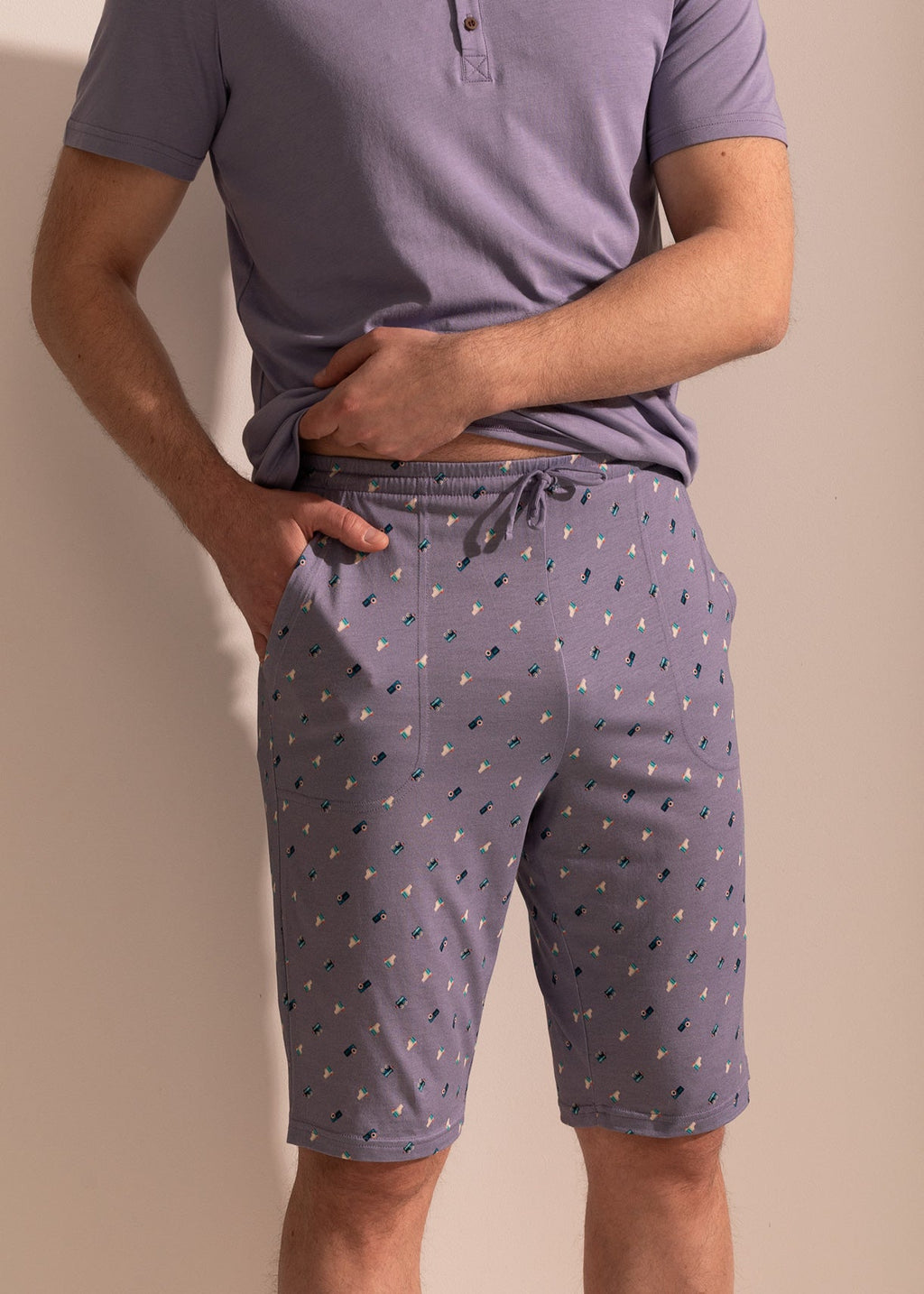 Pijama Bărbați Icons Bambus Sofiaman.ro