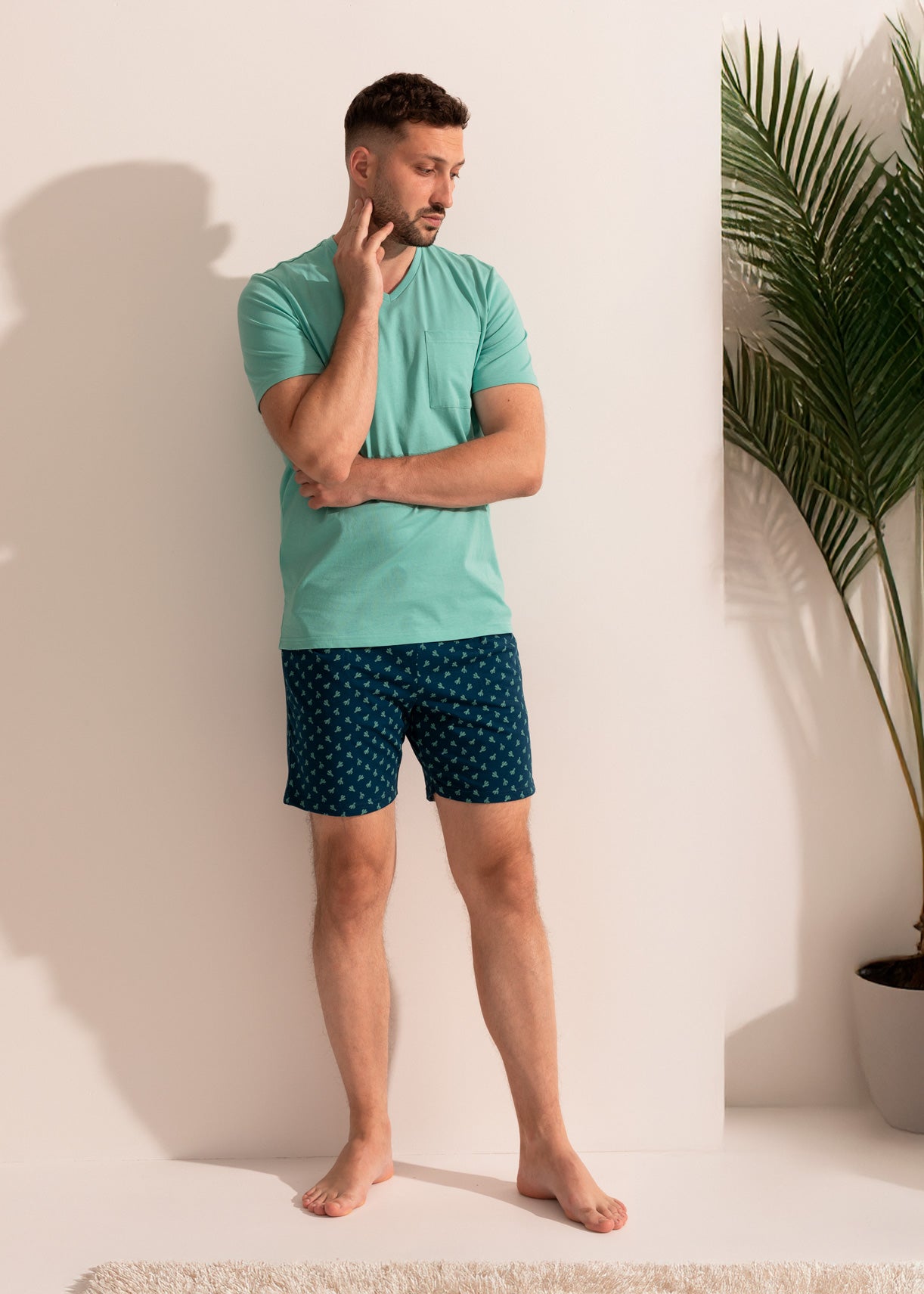Pijama Bărbați Abel Bumbac TWIN Sofiaman.ro