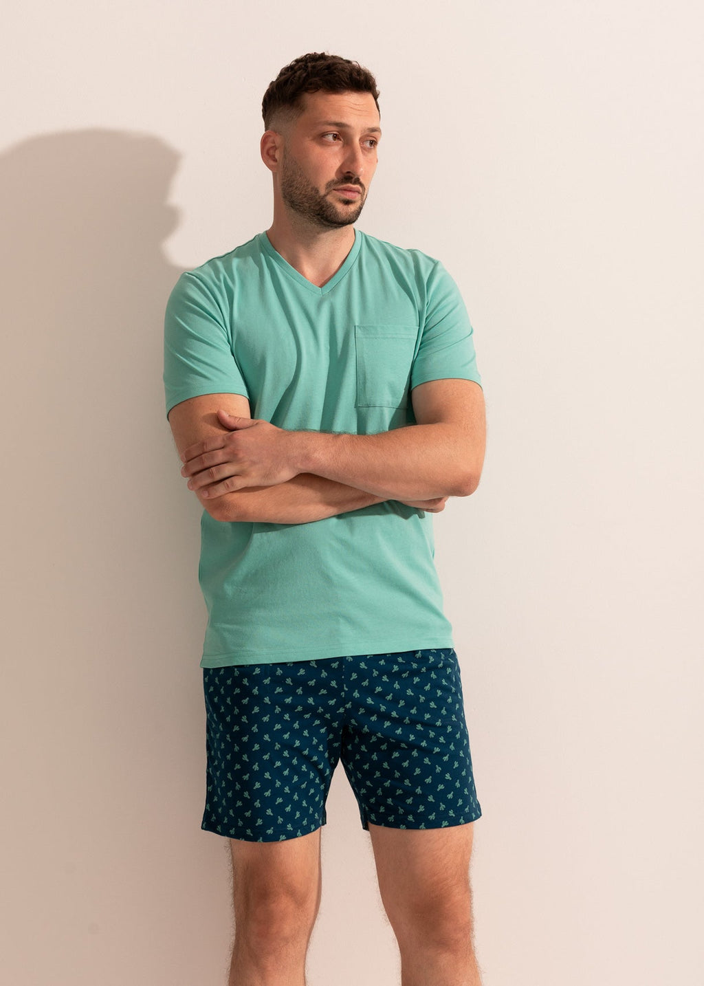 Pijama Bărbați Abel Bumbac TWIN Sofiaman.ro